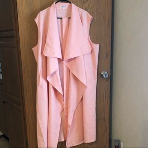 Society Plus Chicest of Them All Blush Pink Vest